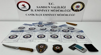 Samsun'da uyuşturucu operasyonunda 3 şüpheli yakalandı