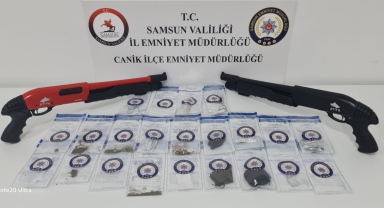 Samsun'da uyuşturucu operasyonunda 5 zanlı yakalandı