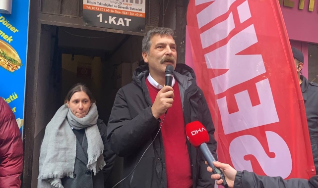 TİP Genel Başkanı Erkan Baş, il ve ilçe başkanlıklarının açılışını yaptı