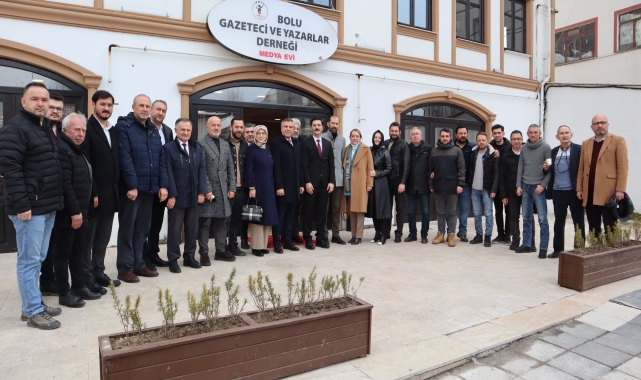 AK Parti Bolu Belediye Başkan adayı Demirkol, Bolu Medya Evi'ni ziyaret etti