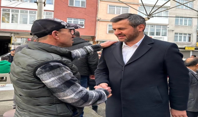 AK Parti Karabük Belediye Başkan adayı Çetinkaya'dan oto pazarına ziyaret