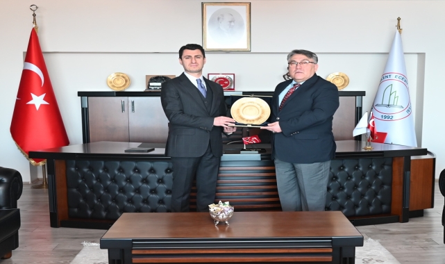 Ar-Ge Teşvikleri Genel Müdürü Macit, BEÜ Rektörü Özölçer'i ziyaret etti