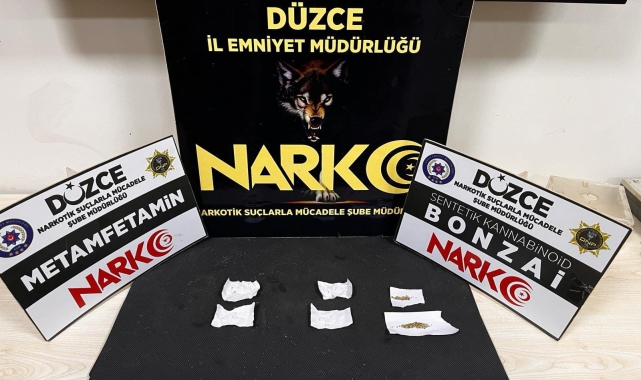 Düzce'de uyuşturucu operasyonunda yakalanan zanlı tutuklandı