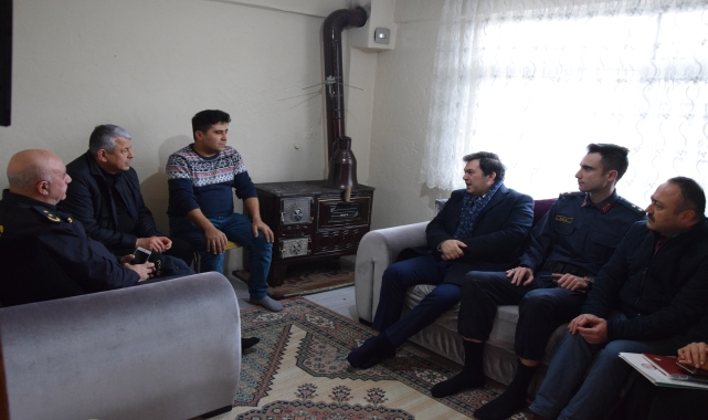 Espiye'de kalan depremzedeler ziyaret edildi