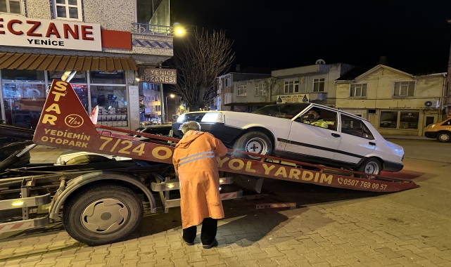 Gerze'de ehliyetsiz ve alkollü olarak araç kullanan sürücüye cezai işlem uygulandı