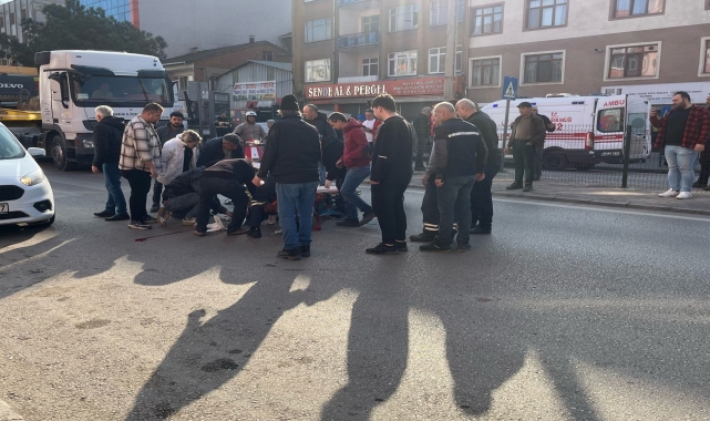 Karabük'te otomobilin çarptığı yaya ağır yaralandı