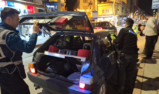 Samsun'da güven huzur uygulaması yapıldı