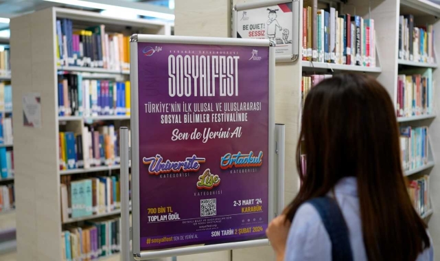 Türkiye'nin ilk Sosyal Bilimler Festivali'ne 3 bin 783 sosyal model başvurusu yapıldı