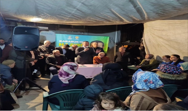 AK Parti Karabük Belediye Başkan adayı Çetinkaya'nın seçim ziyaretleri sürüyor