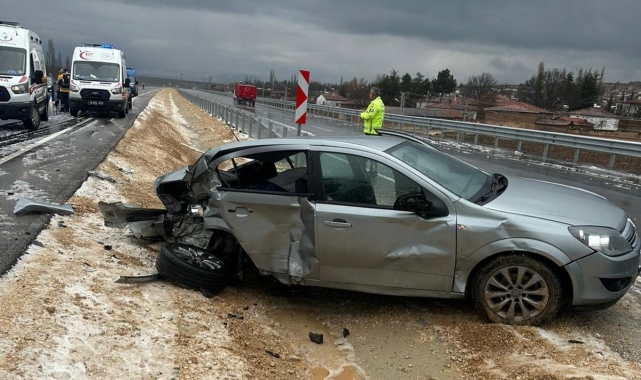 Çorum'daki trafik kazalarında 1 kişi öldü, 10 kişi yaralandı