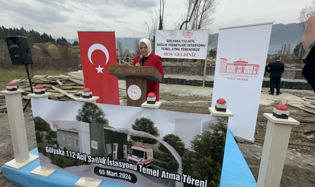 Düzce'de Aile Sağlığı ve 112 Komuta merkezlerinin temeli atıldı