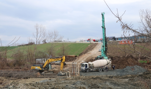 Havza'da sanayi köprüsü ve bağlantı yolu inşaatına başlandı