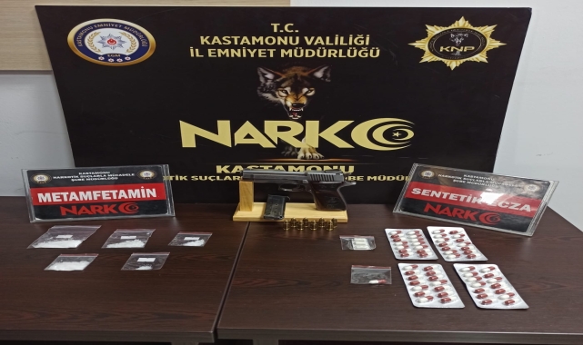 Kastamonu'da uyuşturucu operasyonunda 2 kişi yakalandı