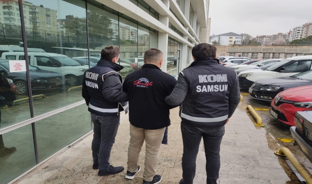 Samsun'da dolandırıcılıktan 26 yıl 8 ay ceza alan firari hükümlü yakalandı