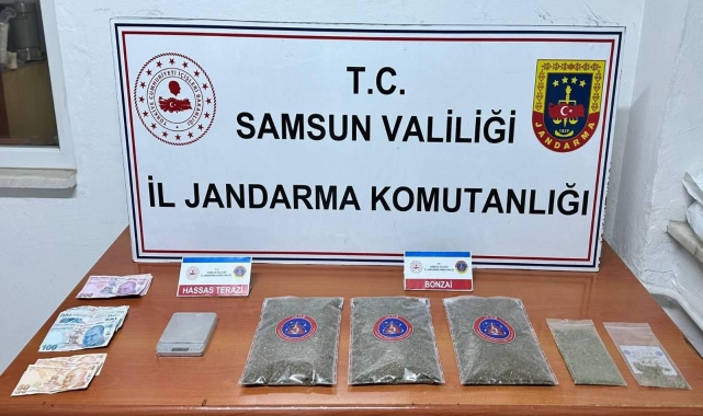 Samsun'da uyuşturucu operasyonunda bir zanlı yakalandı