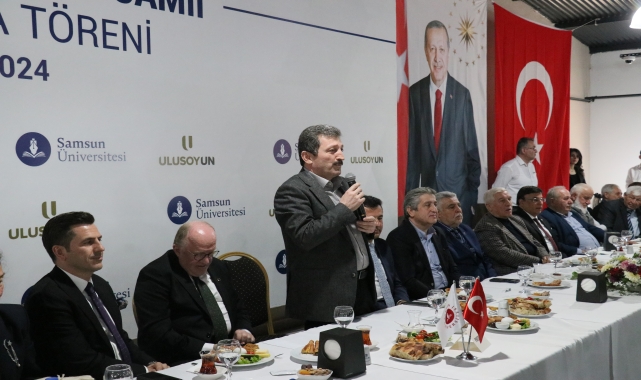Samsun Üniversitesi Fahrettin Ulusoy Camisi'nin temeli atıldı