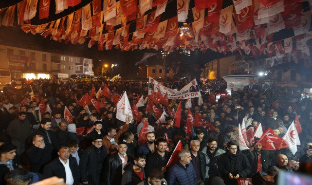 Yeniden Refah Partisi Genel Başkanı Erbakan, Tokat'ta konuştu