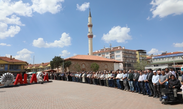Alaca'da yağmur duası yapıldı
