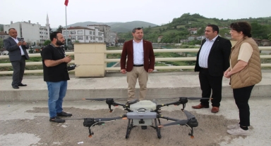 Alaçam Belediyesinden sivrisinek ve haşerelere karşı ilaçlama