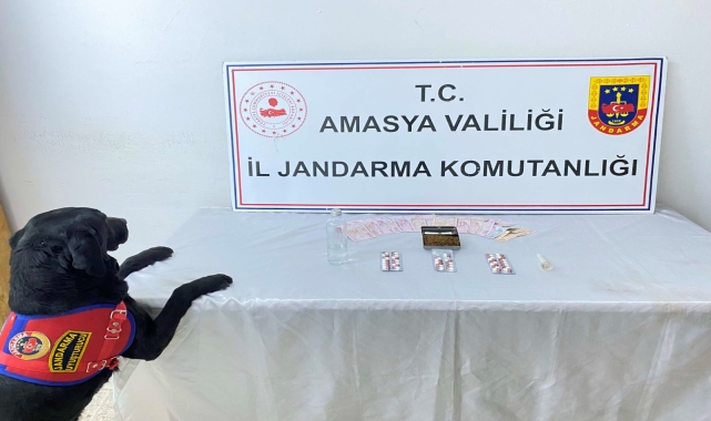Amasya'da uyuşturucu operasyonunda bir şüpheli yakalandı