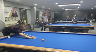 Bolu'da üç bant bilardo bölge turnuvası başladı