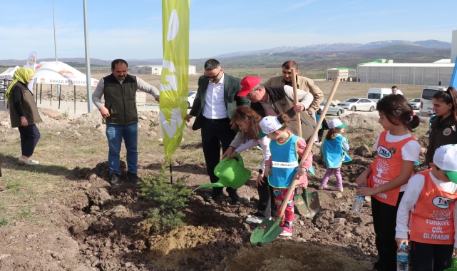 Havza OSB’de bin fidan dikildi