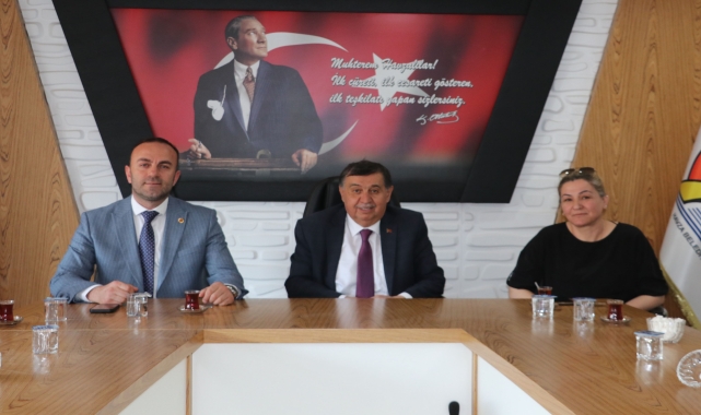 Muhtarlardan Havza Belediye Başkanı İkiz’e ziyaret