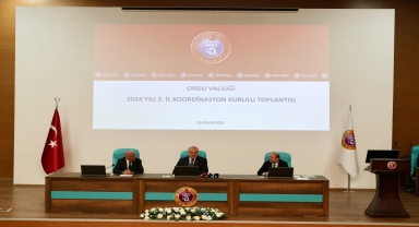 Ordu'da İl Koordinasyon Kurulu Toplantısı yapıldı