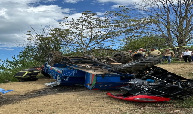 Ordu'da tarım aracının devrildiği kazada 1 kişi yaşamını yitirdi