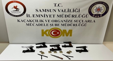 Samsun'da kaçakçılık operasyonunda 2 zanlı yakalandı