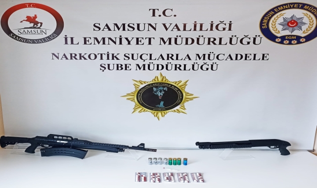 Samsun'da uyuşturucu operasyonunda 2 zanlı yakalandı