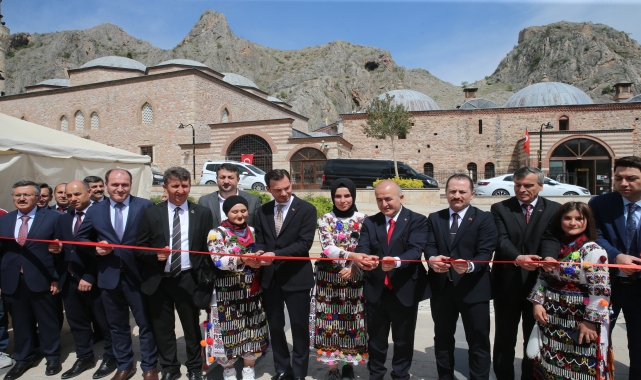 Tokat'ta Tarihi Sulu Sokak'ta fuar açıldı