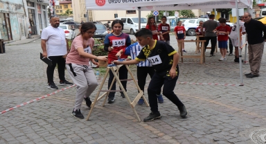 Ünye'de oryantiring yarışması düzenlendi