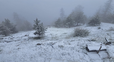 Bolu, Düzce, Sakarya ve Karabük'ün yüksek kesimlerine kar yağdı