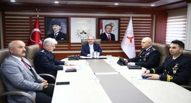Giresun'da asayiş olayları bilgilendirme toplantısı yapıldı