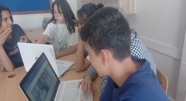 Giresun'da öğrenciler eTwinning projesi sanatla buluşturuldu