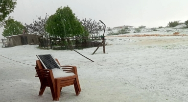 Karabük'te dolu etkili oldu