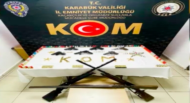 Karabük'te silah kaçakçılığı operasyonunda yakalanan 2 kişi tutuklandı