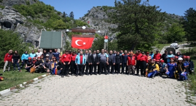 Kastamonu'daki Horma Kanyonu'nda kurtarma tatbikatı yapıldı