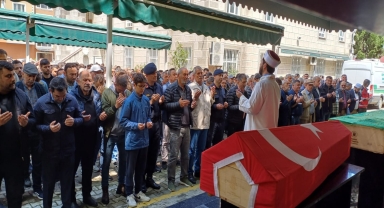 Kıbrıs gazisi Süleyman Hilmi Kürtün, son yolculuğuna uğurlandı