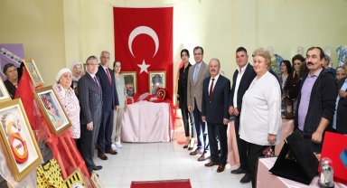Merzifon'da kursiyerlerin yaptığı ürünler sergilendi