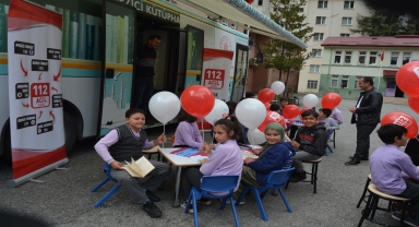 Öğrencilere 112 Acil Çağrı Merkezi'nin faaliyetleri anlatıldı