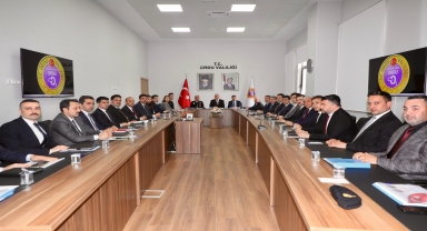 Ordu'da İl Güvenlik Asayiş ve Koordinasyon Toplantısı yapıldı