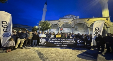 Sakarya ve Düzce'de İsrail'in Gazze'ye yönelik saldırıları protesto edildi