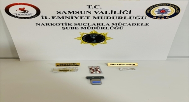 Samsun'da firari hükümlü uyuşturucuyla yakalandı