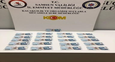 Samsun'da sahte para operasyonunda 2 şüpheli yakalandı