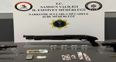 Samsun'da uyuşturucu operasyonunda 5 kişi gözaltına alındı