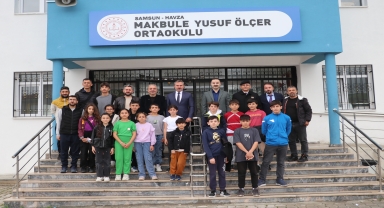 Samsun'u Konya'da temsil edecek oryantiring takımı Havza'dan yolcu edildi