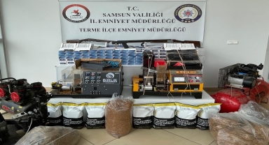 Terme'de kaçakçılık operasyonu düzenlendi