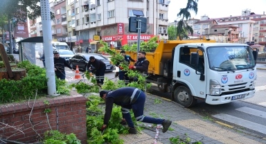 Trabzon'da fırtına nedeniyle 35 olay meydana geldi